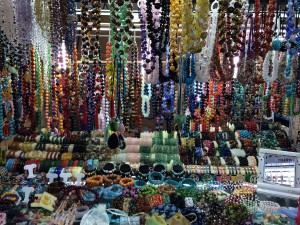 a display of colorful beads