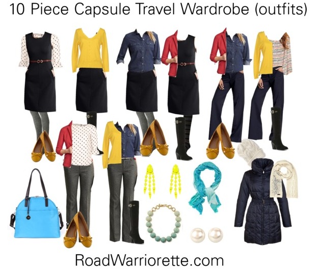 10 Piece Business Travel Wardrobe - Road Warriorette