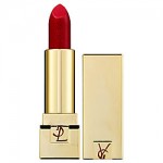 a red lipstick in a gold box