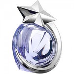 a bottle of perfume with a star