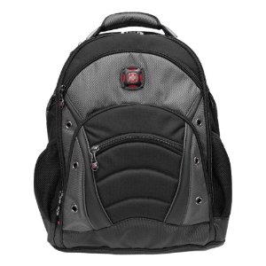 a black and grey backpack