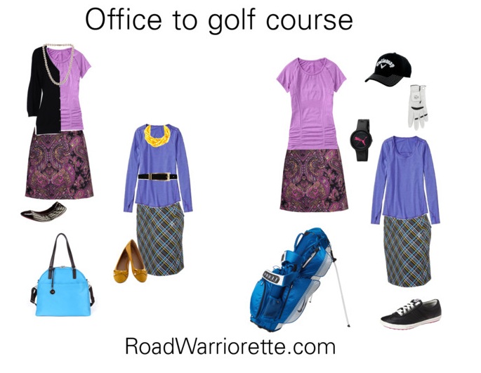 Office to golf course