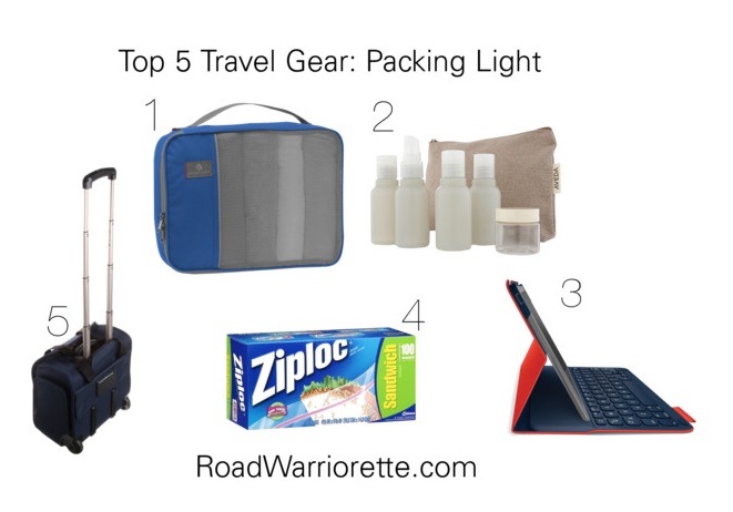 top 5 travel gear packing light