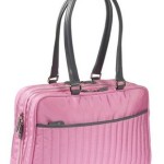 a pink bag with a handle