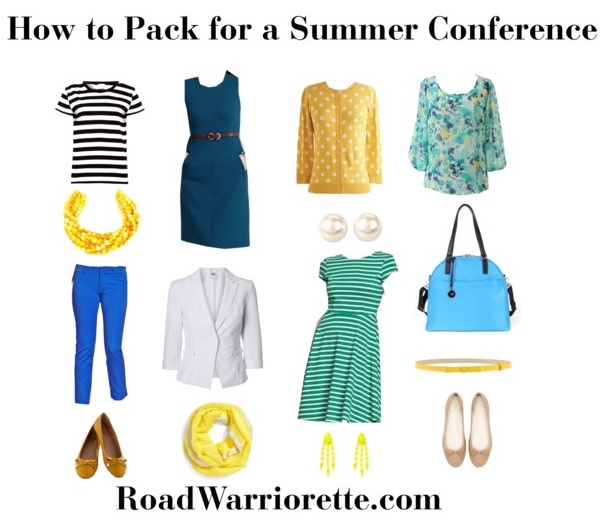 How to pack for a summer conference list