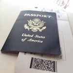 a passport with a barcode attached to it