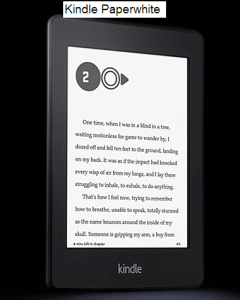 A Kindle Paperwhite