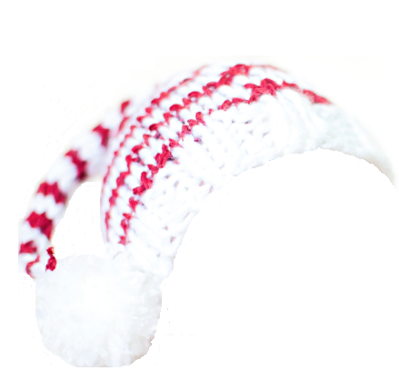 Christmas knitted hat