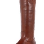 a brown boot on a white background