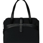 a black and black handbag