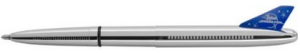 a white object with a black stripe