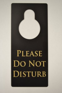 Do not disturb 3