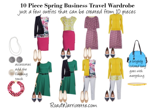 10 piece spring wardrobe outfits