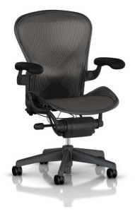 a black chair with arms