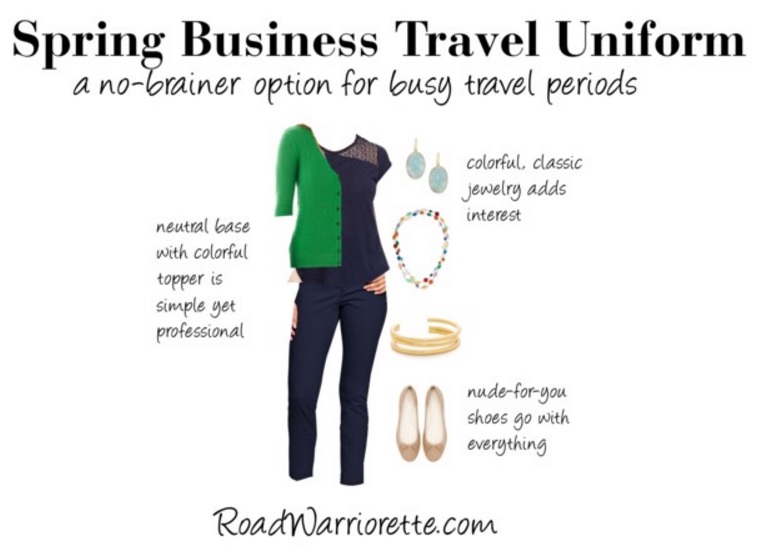 spring business travel uniform