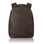 a brown backpack with a pocket